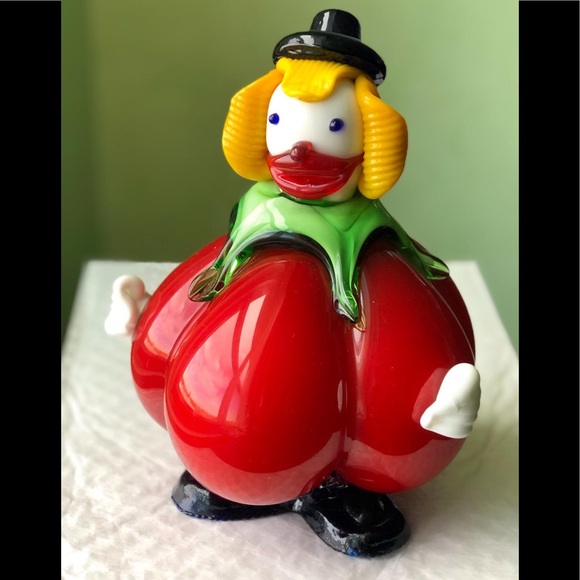 Other - Handmade Glass clown figurines